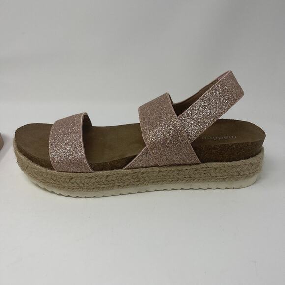 Madden Girl Glitter Sandals and NEW Studded slides 8.5 - Picture 7 of 8